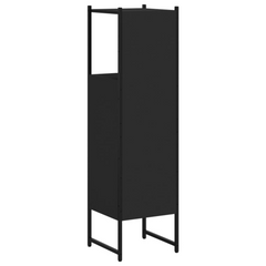 Bathroom Cabinet Black 33x33x120.5 cm Engineered Wood