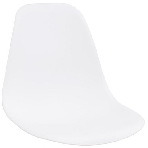 Chair Seats 4 pcs Plastic White - Elegant and Durable Chairs