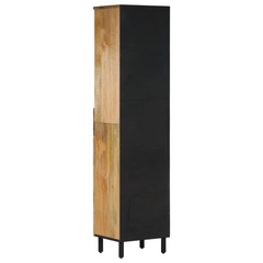 Solid Mango Wood Bathroom Cabinet - 38x33x160 cm | Elegant & Durable Storage Solution