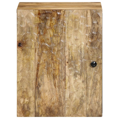 Bathroom Wall Cabinet - Solid Mango Wood, Ample Storage, Wall-Mounted, 38 x 33 x 48 cm