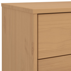 Drawer Cabinet OLDEN Brown Solid Wood Pine