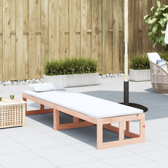 Extendable Solid Wood Garden Sofa Bench - Douglas Wood, Durable & Comfortable Outdoor Seating