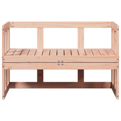 Extendable Solid Wood Garden Sofa Bench - Douglas Wood, Durable & Comfortable Outdoor Seating