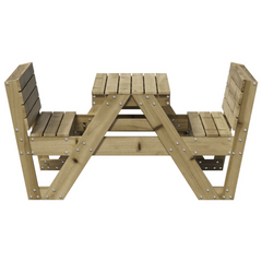 vidaXL Kids Picnic Table | 88x122x58 cm | Impregnated Pine Wood | Ideal for Outdoor Play & Picnic