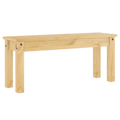 Dining Bench Panama - Solid Pine Wood, Sturdy & Rustic, 105x30x45 cm