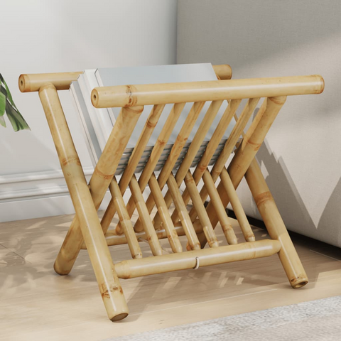 Bamboo Magazine Rack – Stylish and Durable, Perfect for Home or Office, 42x30.5x34.5 cm