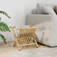 Bamboo Magazine Rack – Stylish and Durable, Perfect for Home or Office, 42x30.5x34.5 cm