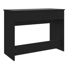 Elegant Black Dressing Table with Mirror - 100x45x76 cm, Modern and Stylish Vanity Table with Ample Storage