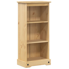 Corona Solid Wood Pine Bookcase 46x29x100 cm - Rustic Storage Solution with Ample Space