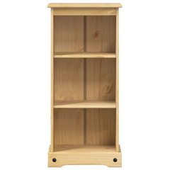 Corona Solid Wood Pine Bookcase 46x29x100 cm - Rustic Storage Solution with Ample Space