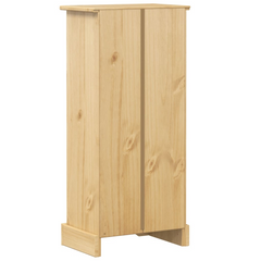 Corona Solid Wood Pine Bookcase 46x29x100 cm - Rustic Storage Solution with Ample Space