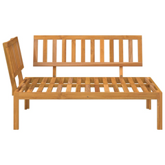 Garden Pallet Corner Sofa in Solid Acacia Wood - Ideal for Outdoor Spaces