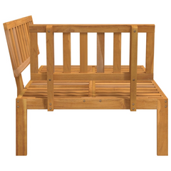 Garden Pallet Corner Sofa in Solid Acacia Wood - Ideal for Outdoor Spaces