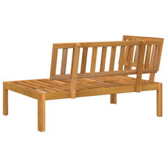 Garden Pallet Corner Sofa in Solid Acacia Wood - Ideal for Outdoor Spaces