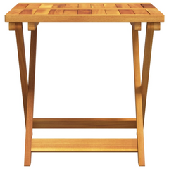 Folding Garden Table 50x50x50 cm | Solid Acacia Wood | Outdoor Furniture