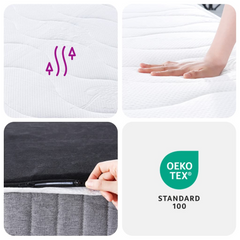 Pocket Spring Mattress Medium | 180x200 cm | Breathable, Durable & Comfortable Sleep Solution