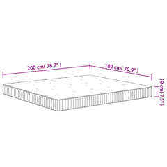 Pocket Spring Mattress Medium | 180x200 cm | Breathable, Durable & Comfortable Sleep Solution