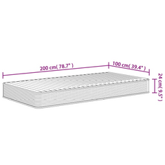 Medium Soft Foam Mattress - 100x200 cm | Ultimate Comfort & Durability