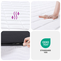 Foam Mattress Medium Soft 160x200 cm - Comfortable, Durable & Easy to Maintain