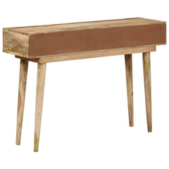 Solid Mango Wood Console Table - 110x30x75 cm | Durable & Stylish Hallway Table