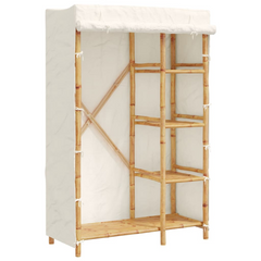 Bamboo Wardrobe - Stylish and Practical Storage Solution, 110x45x170 cm