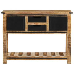 Solid Mango Wood Console Table – 100x35x75 cm, Sturdy & Stylish Hallway Entry Table