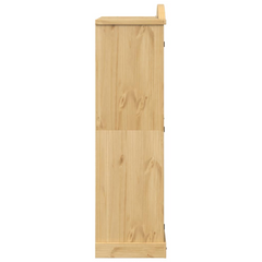 Corona Wardrobe 102x52x186 cm - Solid Pine Wood, Rustic Design with Ample Storage