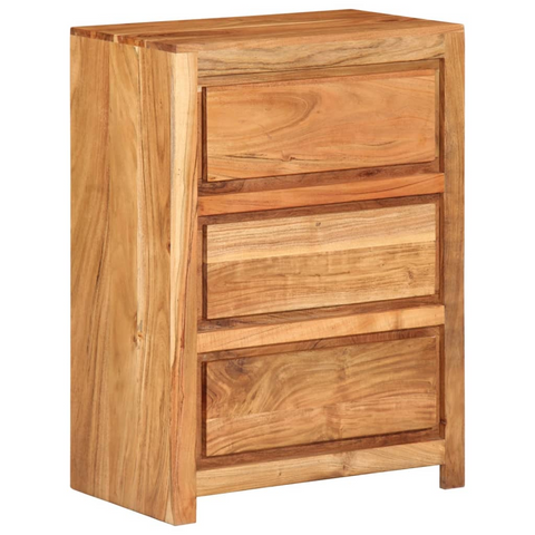 Drawer Cabinet 55x33x75 cm Solid Wood Acacia