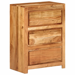 Drawer Cabinet 55x33x75 cm Solid Wood Acacia