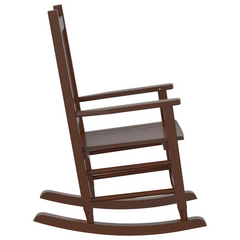 Rocking Chairs for Children, Set of 2, Brown, Solid Poplar Wood - Safe & Durable Kids' Furniture