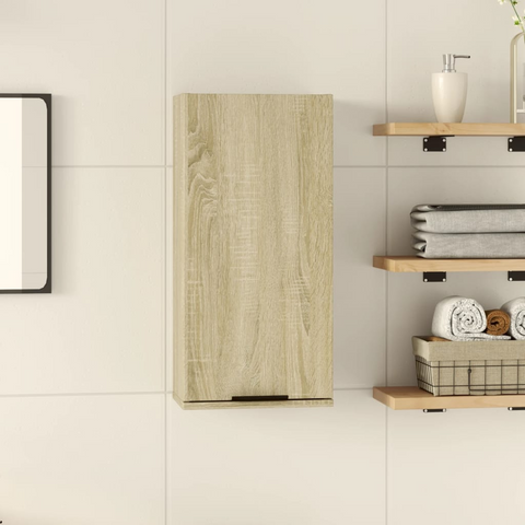 Wall-mounted Bathroom Cabinet - Sonoma Oak, 32x20x67 cm | Space-Saving, Stylish & Durable