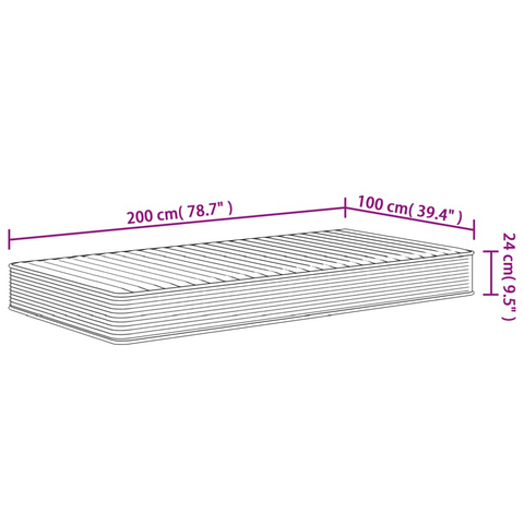 Medium Soft Foam Mattress - 100x200 cm | Ultimate Comfort & Durability