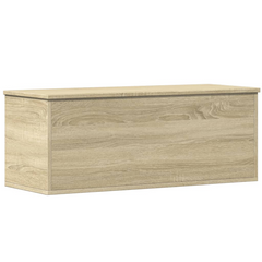 Stylish Sonoma Oak Storage Box - 90x35x35 cm Engineered Wood - Multi-functional & Durable