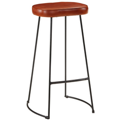 5 Piece Bar Set - Solid Rough Mango Wood & Metal - Industrial Style Bar Table & Stools