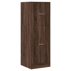 Stylish Apothecary Cabinet in Brown Oak - 40x41x118 cm | Engineered Wood