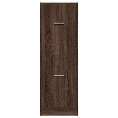 Stylish Apothecary Cabinet in Brown Oak - 40x41x118 cm | Engineered Wood