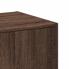 Stylish Apothecary Cabinet in Brown Oak - 40x41x118 cm | Engineered Wood