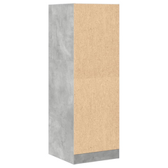 Stylish Apothecary Cabinet in Concrete Grey | 40x41x118 cm - Durable Engineered Wood