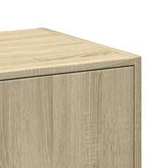 Elegant Apothecary Cabinet in Sonoma Oak - 40x41x118 cm | Durable Engineered Wood Storage Solution