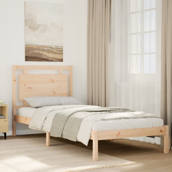 Extra Long Solid Wood Bed Frame 90x210 cm - Durable and Stylish