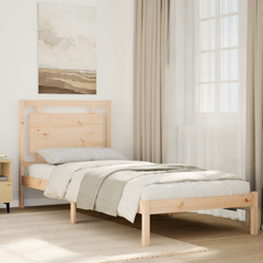 Extra Long Solid Wood Bed Frame 90x210 cm - Durable and Stylish