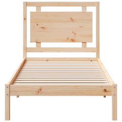 Extra Long Solid Wood Bed Frame 90x210 cm - Durable and Stylish