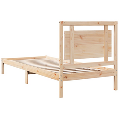 Extra Long Solid Wood Bed Frame 90x210 cm - Durable and Stylish