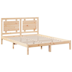 Extra Long Solid Wood Bed Frame without Mattress - 160x210 cm | Durable & Stylish