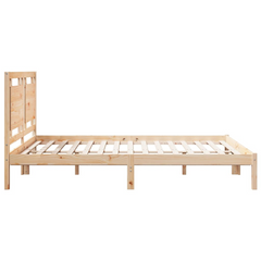 Extra Long Solid Wood Bed Frame without Mattress - 160x210 cm | Durable & Stylish