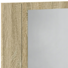 Bathroom Mirror Cabinet with LED Light Sonoma Oak 40x12x45 cm