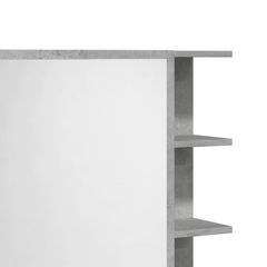 Bathroom Mirror Cabinet Concrete Grey 62.5x20.5x64 cm Engineered Wood