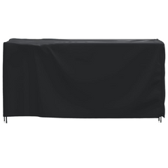 Waterproof Garden Furniture Covers, 2 pcs, Black, 180x70x90 cm, Durable 420D Oxford Fabric, UV Resistant, Windproof Design