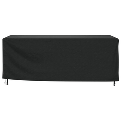 Garden Furniture Covers Set of 2 Black 240x140x90 cm - Waterproof, UV-Resistant, Durable 420D Oxford Fabric