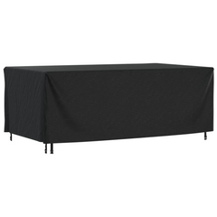 Garden Furniture Covers Set of 2 Black 240x140x90 cm - Waterproof, UV-Resistant, Durable 420D Oxford Fabric